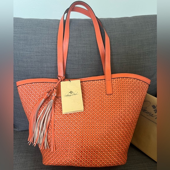 NWT PATRICIA NASH MARCONIA WOVEN TOTE HANDBAG